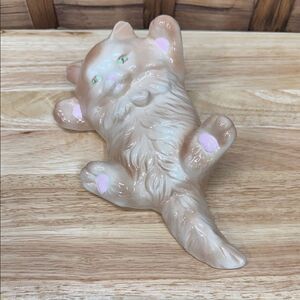 Vintage Adorable Ceramic Cat Figurine